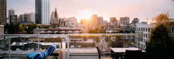 Sunset at the Kimpton Canary Hotel