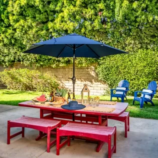 15 summer sunset back patio