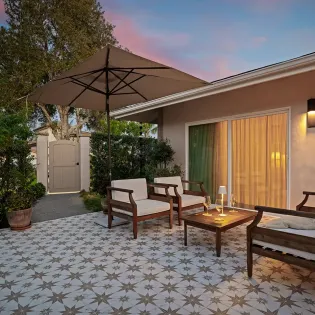 3.1 coastal drift front patio twilight 2