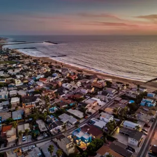 35 summer sunset aerial8