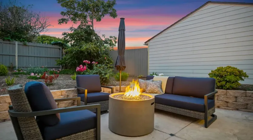 6 beach bliss fire pit twilight