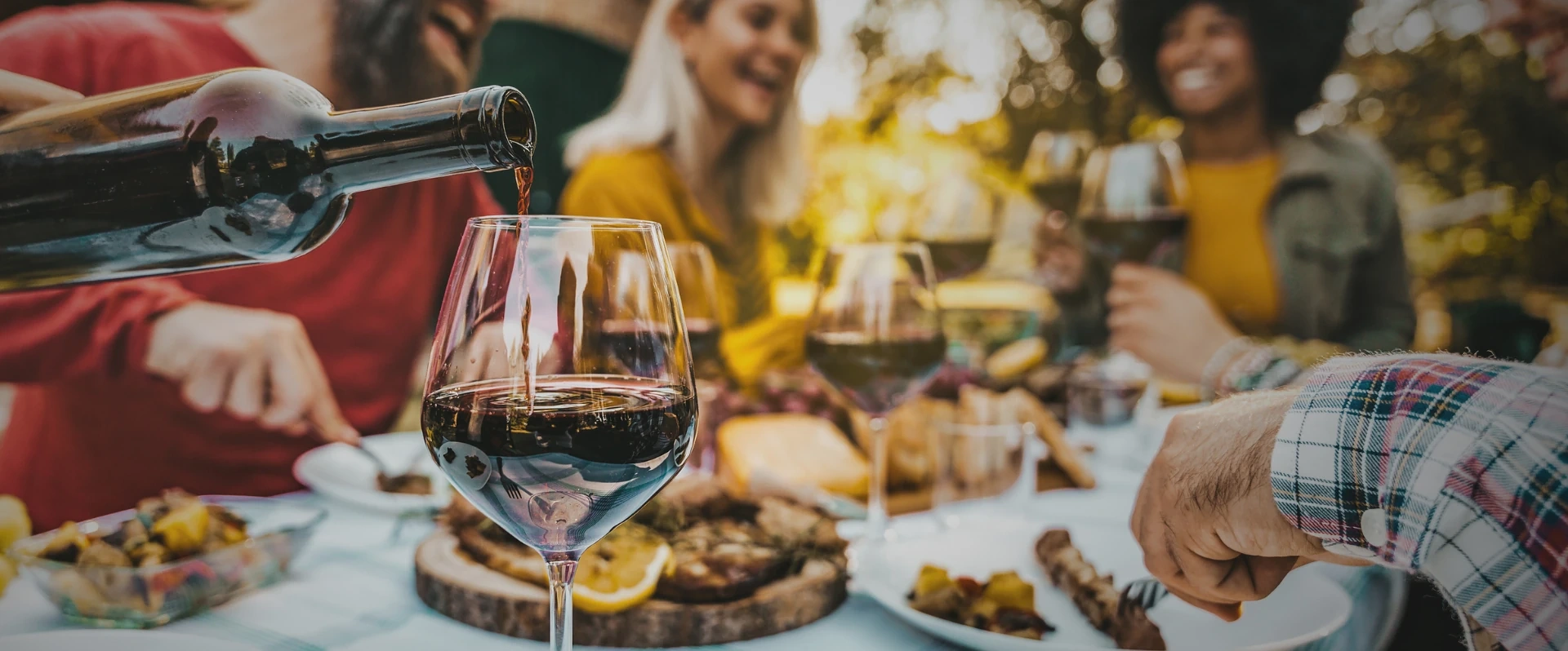 dinner with friends and a private chef